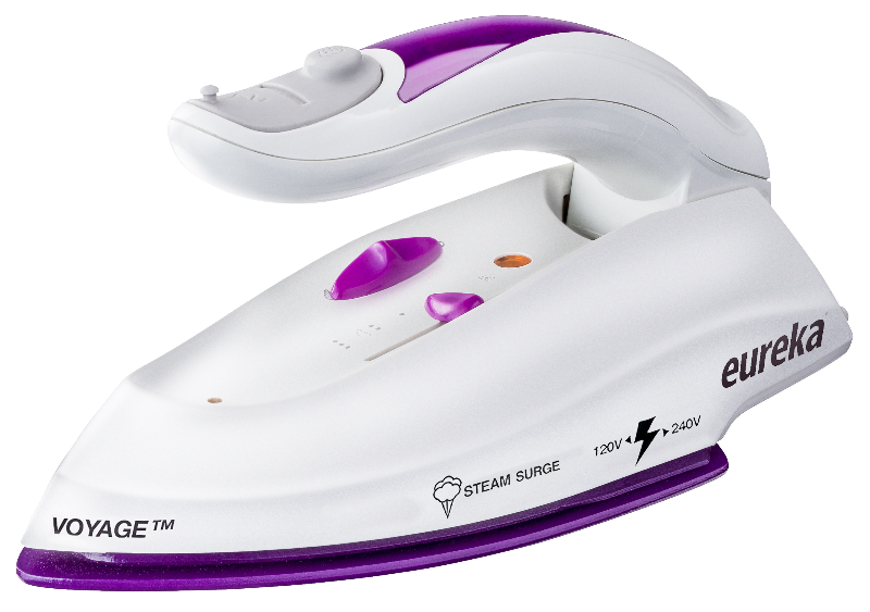 lot 7088 image: Eureka Voyage Compact And Durable Travel Iron Steam Blast Dual Voltage 120 240v