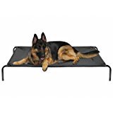 lot 7114 image: Go Pet Club Elevated Cooling Pet Cot, Size Large