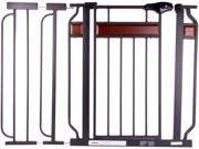 lot 7138 image: Regalo Home Accents Walk Through Safety Gate, BlackCherry