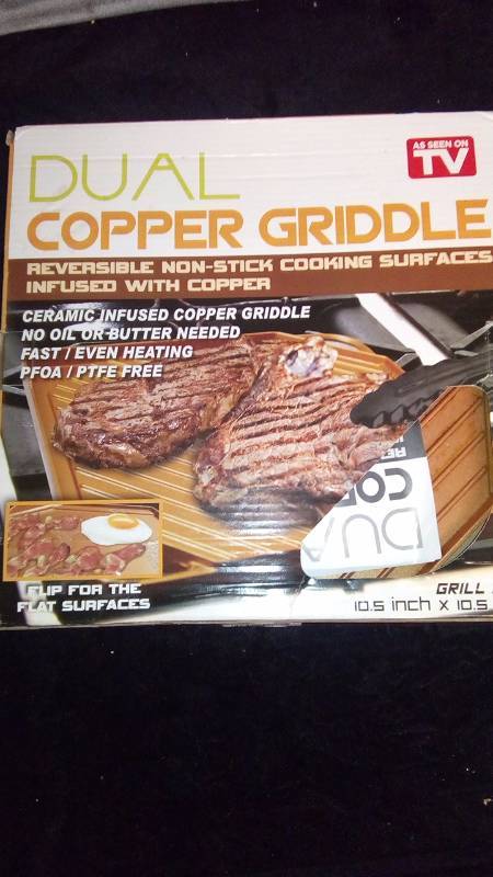 lot 7230 image: DUAL COOPER GRIDDLE (as seen on TV)