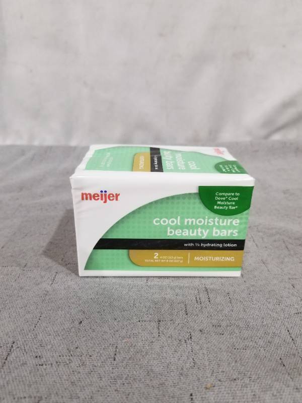 lot 500018 image: MEIJER COOL MOISTURE BEAUTY BAR 2 BARS