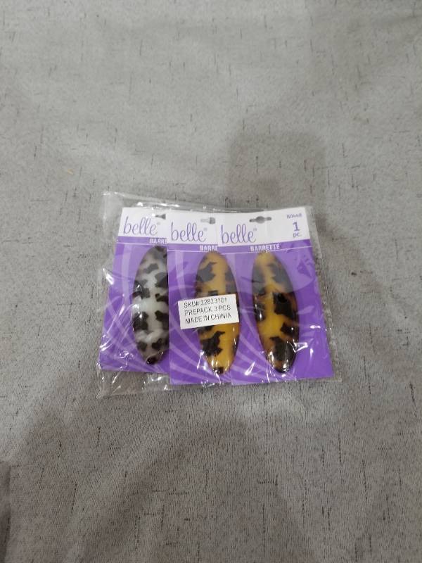 lot 500165 image: Belle Barrette 3 Packs