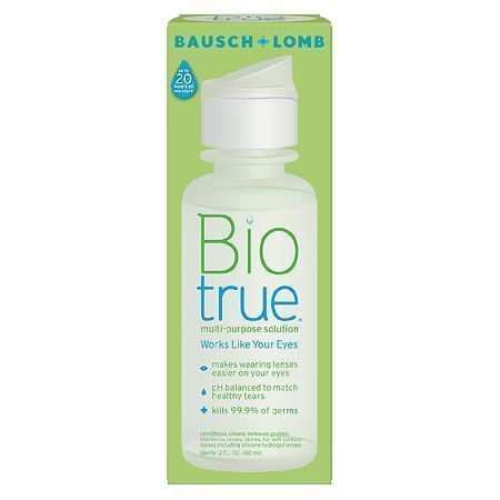 lot 500188 image: Soft Contact Lens Disinfecting Solution, 2 FL OZ