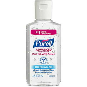 lot 500409 image: (6) PURELL Advanced Hand Sanitizer Gel 2 FL OZ