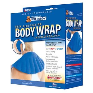 lot 500425 image: Bed Buddy - Hot And Cold Microwaveable Body Wrap - Blue