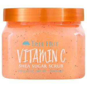 lot 500446 image: Tree Hut Vitamin C Shea Sugar Exfoliating and Hydrating Body Scrub 18 oz.