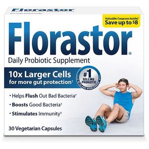 lot 500468 image: Florastor Probiotics for Digestive & Immune Health, 30 Capsules, Probiotics for Women & Men, Dual Action Helps Flush Out Bad Bacteria & boosts The Good with Our Unique Strain Saccharomyces boulardii (B01N4E0LVB)