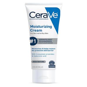 lot 500474 image: CeraVe Moisturizing Cream, Face and Body Moisturizer for Dry Skin - 8 fl oz