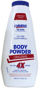 lot 500484 image: Ammens� Original Medicated Talc-Free Powder 11 oz Bottle