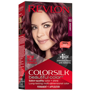 lot 500500 image: Revlon Colorsilk Beautiful Color Permanent Hair Color Long-Lasting High-Definition Color Shine & Silky Softness with 100% Gray Coverage Ammonia Free