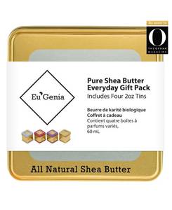 lot 500505 image: EuGenia Shea Multi-Purpose Face, Body, Hair Shea Butter Moisturizing Gift Pack