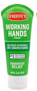 lot 500558 image: OKeeffes Working Hands Hand Cream, 3 oz Tube and Night Treatment Hand Cream