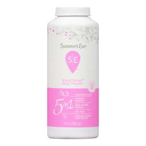 lot 500560 image: Summer s Eve Body Powder Prevents Moisture Island Splash 8oz