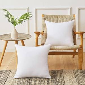 lot 29018 image: WHITE THROW PILLOW INSERTS SET OF 2