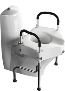 lot 29392 image: RAISED TOILET SEAT 150KG WEIGHT