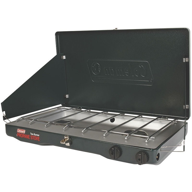 lot 4859 image: Coleman� Classic Propane Gas Camping Stove 2-Burner