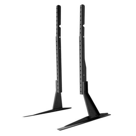 lot 4865 image: onn. Metal Tabletop TV Stand for 37 to 70 TVs Holds up to 110 lbs Black