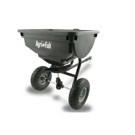 lot 5123 image: Agri-Fab Inc. 85 lb Broadcast Tow-Behind Spreader - Model # 45-0530