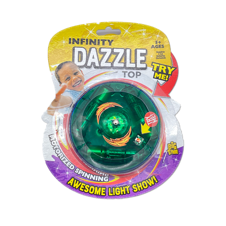 lot 5184 image: Big Time Toys Infinity Dazzle Top 2 Pack