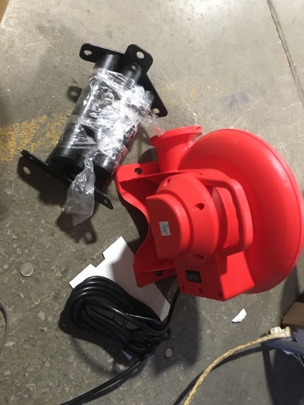 lot 5495 image: Bestway Air Blower for bounce houses - legs included unknown hardware