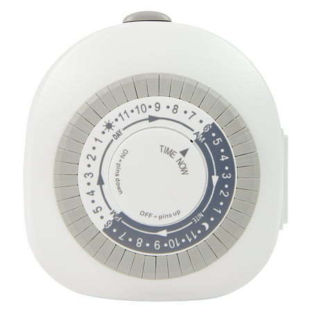 lot 5613 image: Hyper Tough Indoor Analog Timer Single Grounded Outlet