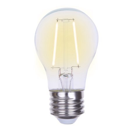 lot 5545 image: Great Value LED Light Bulb Soft White Dimmable 1.5 Watts (15W Equivalent) E26 base 2 Count Clear
