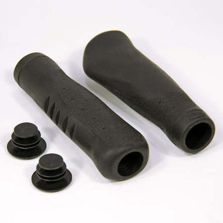 lot 5592 image: Bike Shop Replacement Premium Ergonomic Bicycle Grips Black