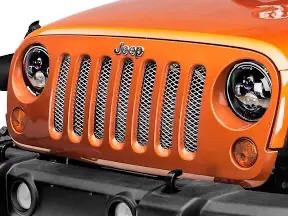lot 6114 image: Rugged Ridge Black Grille Insert for Jeep