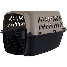 lot 6180 image: Small carry dog kennel