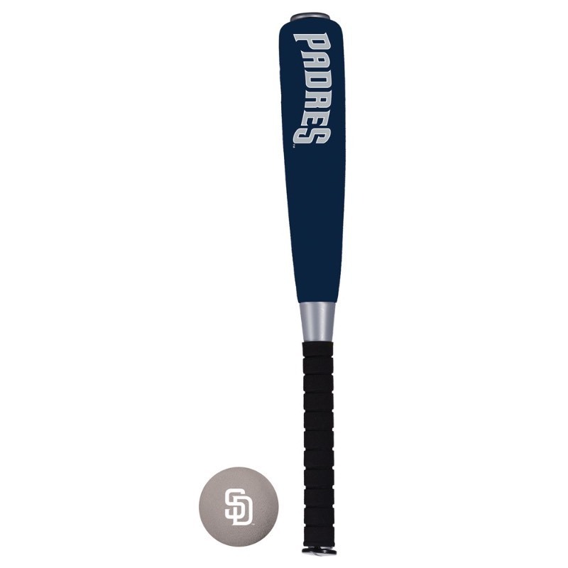 lot 6326 image: Franklin Sports MLB San Diego Padres Oversized Foam Bat & Ball Set