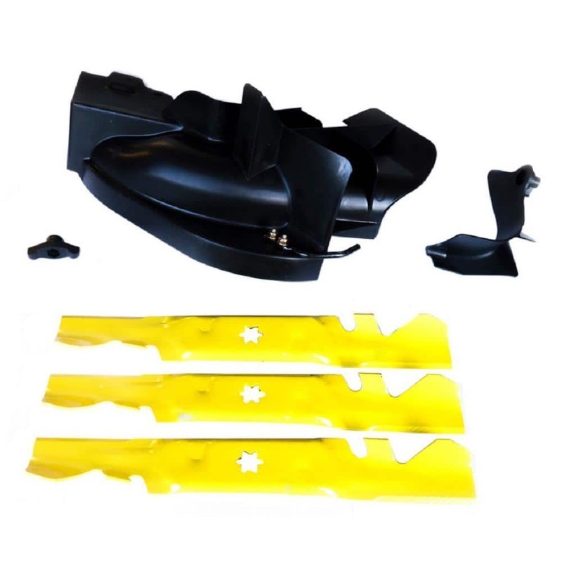 lot 6494 image: Arnold 19A30041OEM Lawn Mower Mulching Kit �� Fits Cub Cade Lawn Tractors and Zero-Turn Mowers with 50 in. Cutting Decks (2015 and After), Black and Yellow (B07FGPF31M)