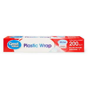 lot 4338 image: Great Value Plastic Wrap, 200 sq. ft