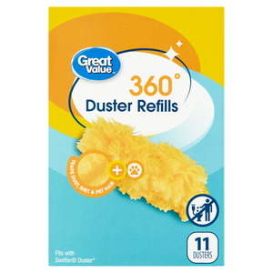 lot 6412 image: Great Value 360 Duster Refill 11 Count