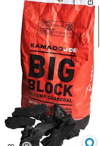 lot 55164 image: Big Block Lump Charcoal 20 pound bag (Retail $22.98)