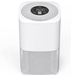 lot 55192 image: Cwxwei Air Purifiers for Bedroom Home,Max Up to 825 sq ft,True H13 HEPA Filter,For Pet Dander,Smoke,Odor,Dust,Allergens,Mold,Wildfire Particles.24dB Quiet Air Purifier,Desktop Air Cleaners,SY910(Turns on)(Retail $89.99)