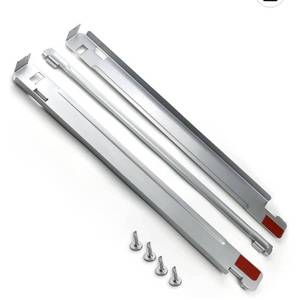 lot 55196 image: 29 Inch Laundry Stacking Kit Chrome Steel Fit for LG 29-in washers and dryers Replacement Parts # Kstk2 (Retail $29.69)