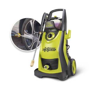 lot 3670 image: Sun Joe - XTREAM Electric Pressure Washer up to 2200 PSI at 1.65 GPM - Green