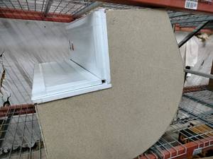 lot 7291 image: Corner Cabinet With Turn Table Shelves