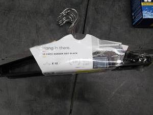 lot 5214 image: The Home Edition 12 Pack Wood Clothes Hangers