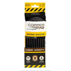 lot 2608 image: Copper Fit Work Gear Sport Socks - Size SM Unisex