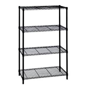 lot 2652 image: HDX 4-Tier Steel Wire Shelving Unit in Black (36 in. W x 54 in. H x 14 in. D)