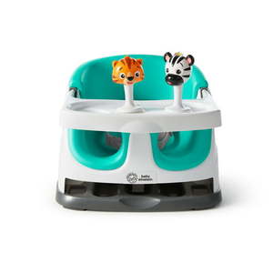 lot 5219 image: Baby Einstein Dine & Discover Multi-Use Booster Feeding & Floor Activity Seat with Self-Storing Tray