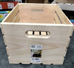 lot 3697 image: Crates And Pallet Large Wood Crate 67504 18 X 12 12 X 9 12