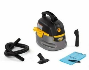lot 2578 image: 2.5 Gal. 1.75-Peak HP Compact WetDry Shop Vacuum with Filter Bag Hose and Accessories