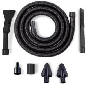 lot 3692 image: RIDGID 1-14 in. Car Cleaning Accessory Kit with 14-ft Hose for WetDry Shop Vacuums