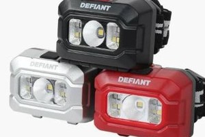 lot 5167 image: Defiant 100 Lumens LED Headlamp 3 Pack