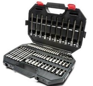 lot 5207 image: Husky Master Hex and Torx Bit Socket Set (68-Piece)