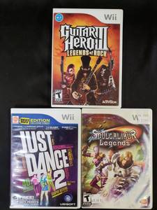 lot 47 image: (3) Nintendo Wii Games