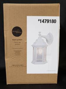 lot 67 image: NEW IN PACKAGE Wall Lantern Porch Light