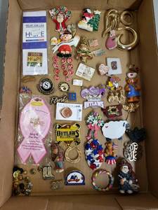 lot 84 image: Goody Box Of Collectible Pins